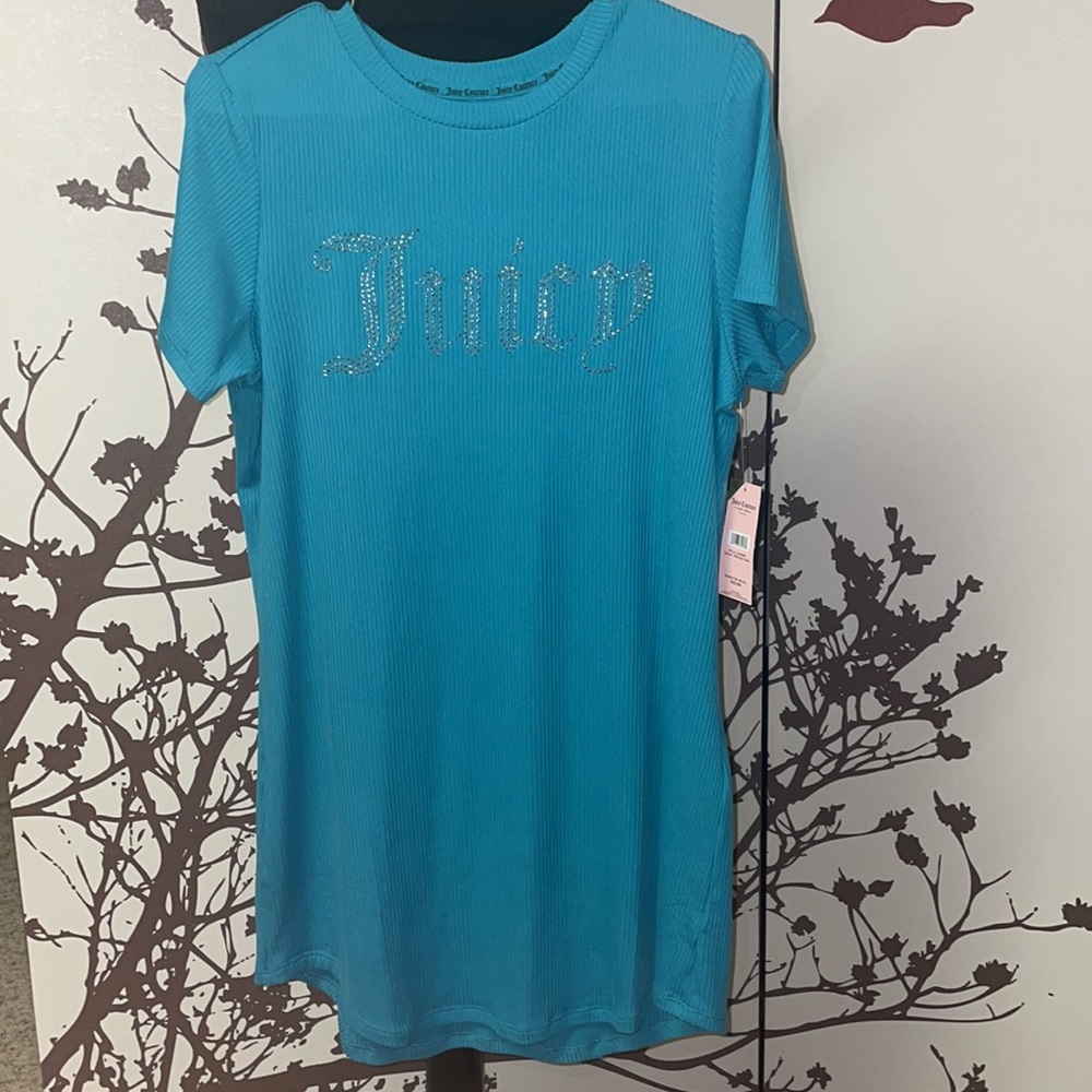 Juicy Couture Los Angeles California Timeless Teal Sleepwear Size Medium NWT $30